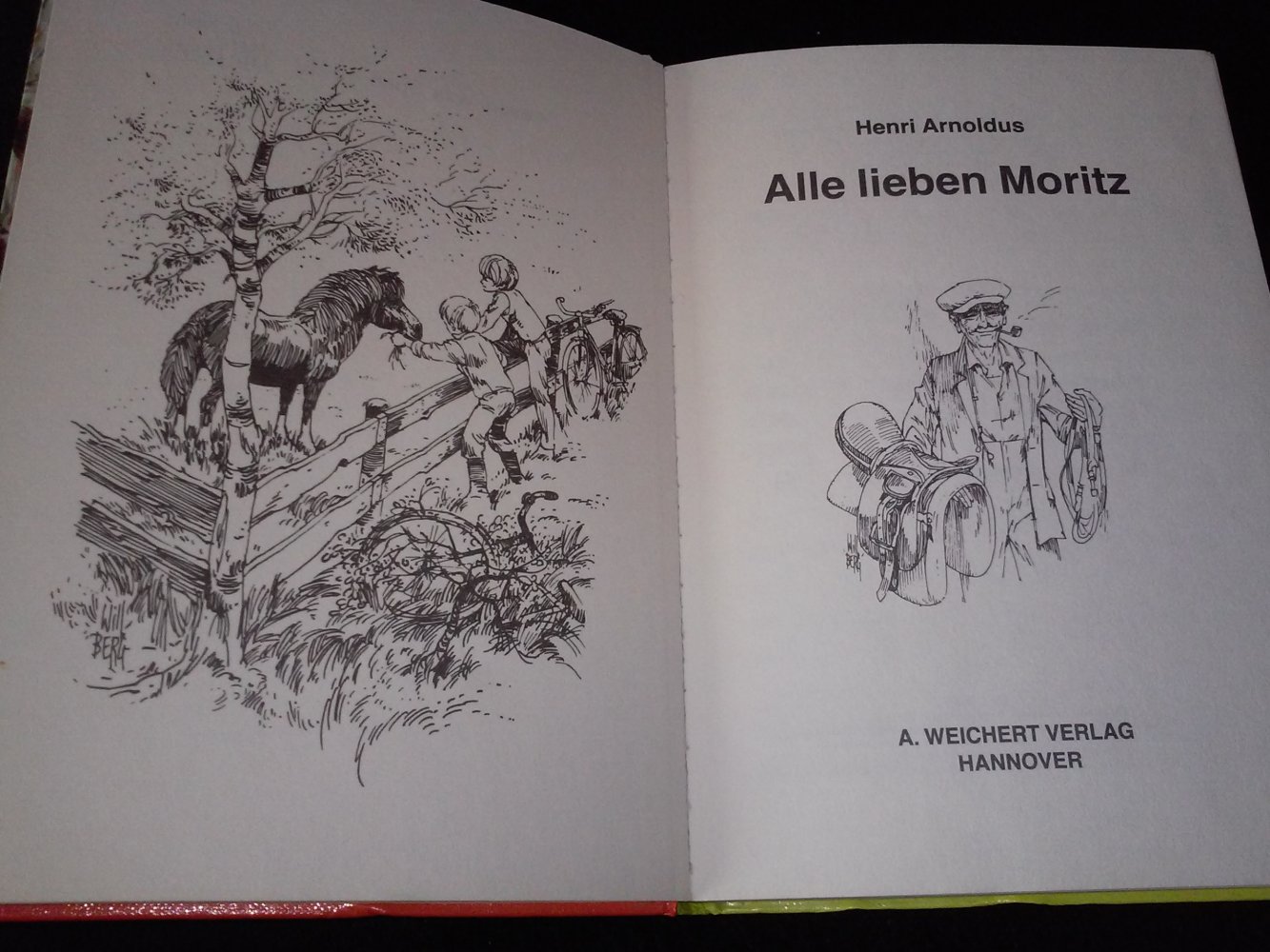 Henri Arnoldus: Alle lieben Moritz - Kinderbuch alt