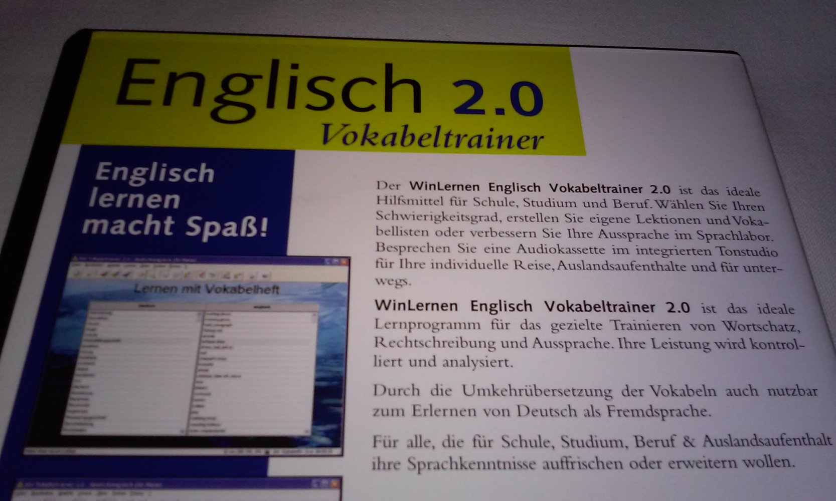 Neu! OVP! Englisch Reisesprachkurs / Vokabeltrainer