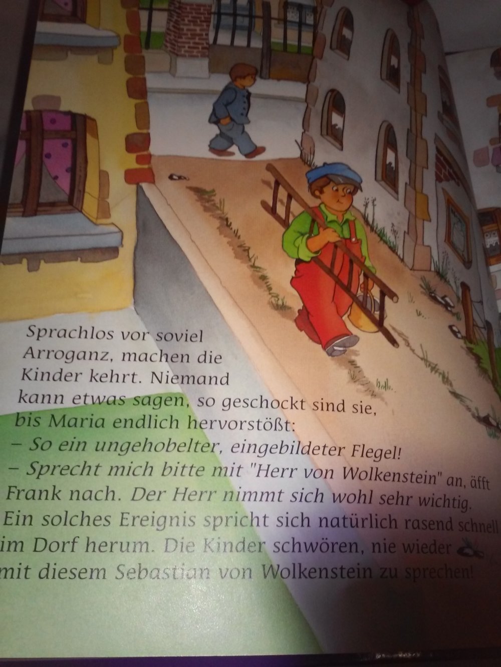 Bobo, das kleine Gespenst Der Junge aus der Stadt -altes Hemma Kinderbuch