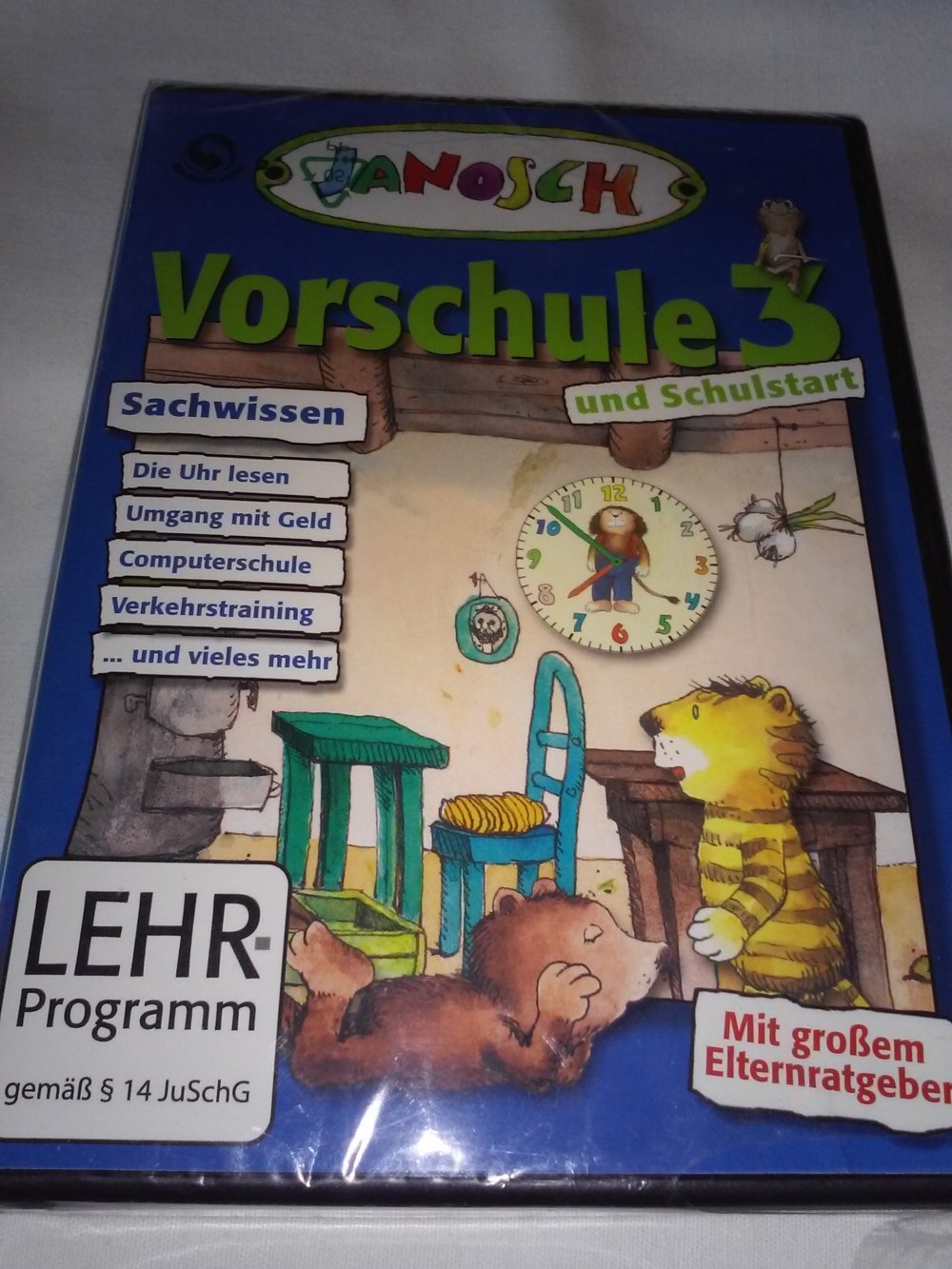 Neu!OVP!4x Janosch: Vorschule/Schulstart Sachwissen Mathe Deutsch Engl.