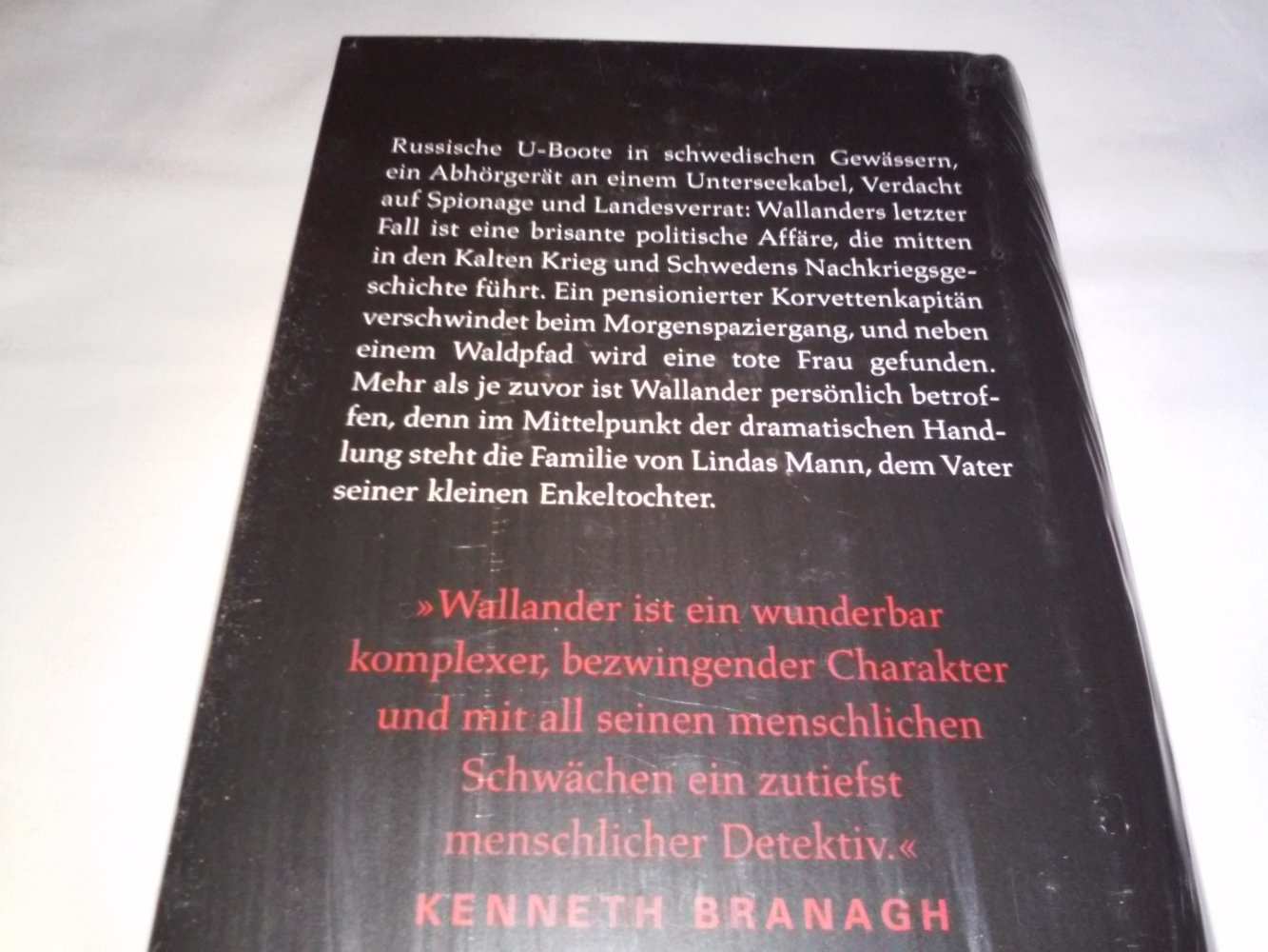Henning Mankell  Wallanders letzter Fall: Der Feind im Schatten (Geschenktipp)