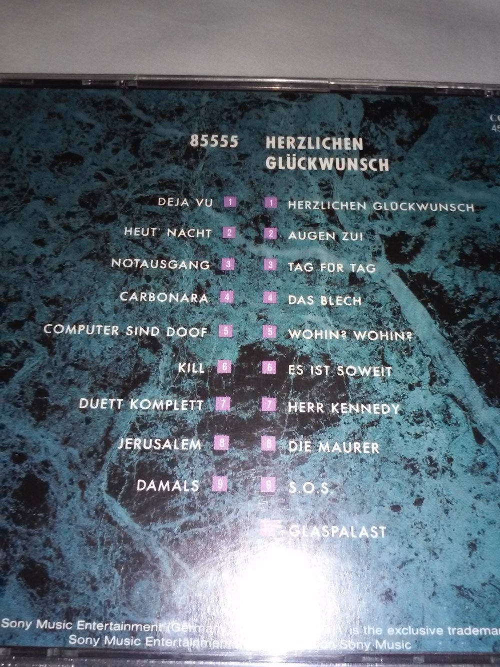 Spliff:  85555/Herzlichen Glückwunsch - 2 CD´s uralt wie neu - retro