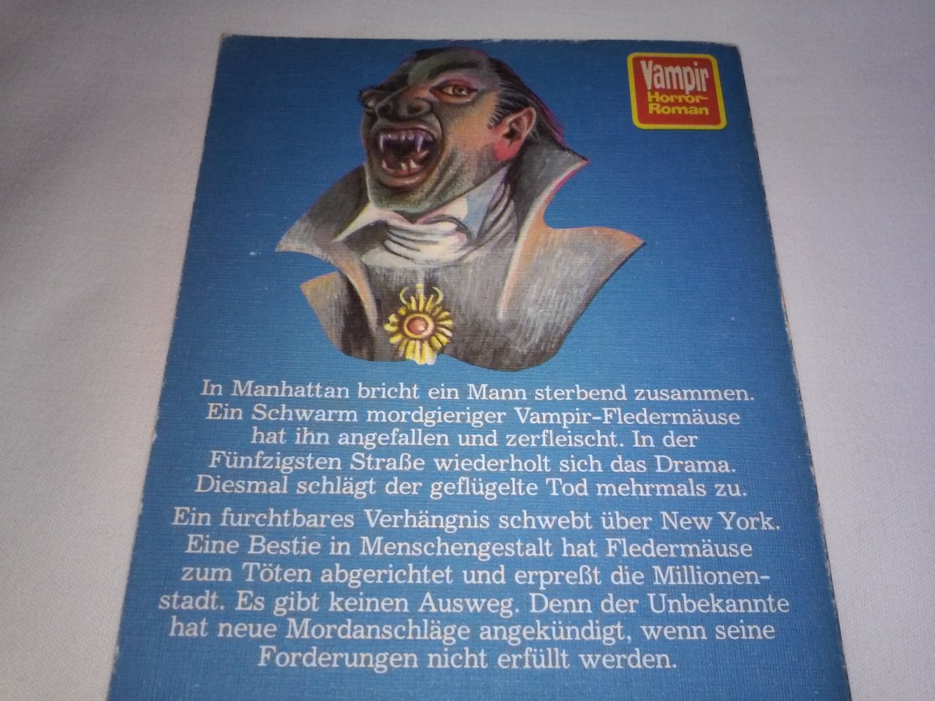 Robert Lory´s Draculas Brüder - Gruselroman Vampir-Horror-Roman dtsch.Erstveröffentlichung