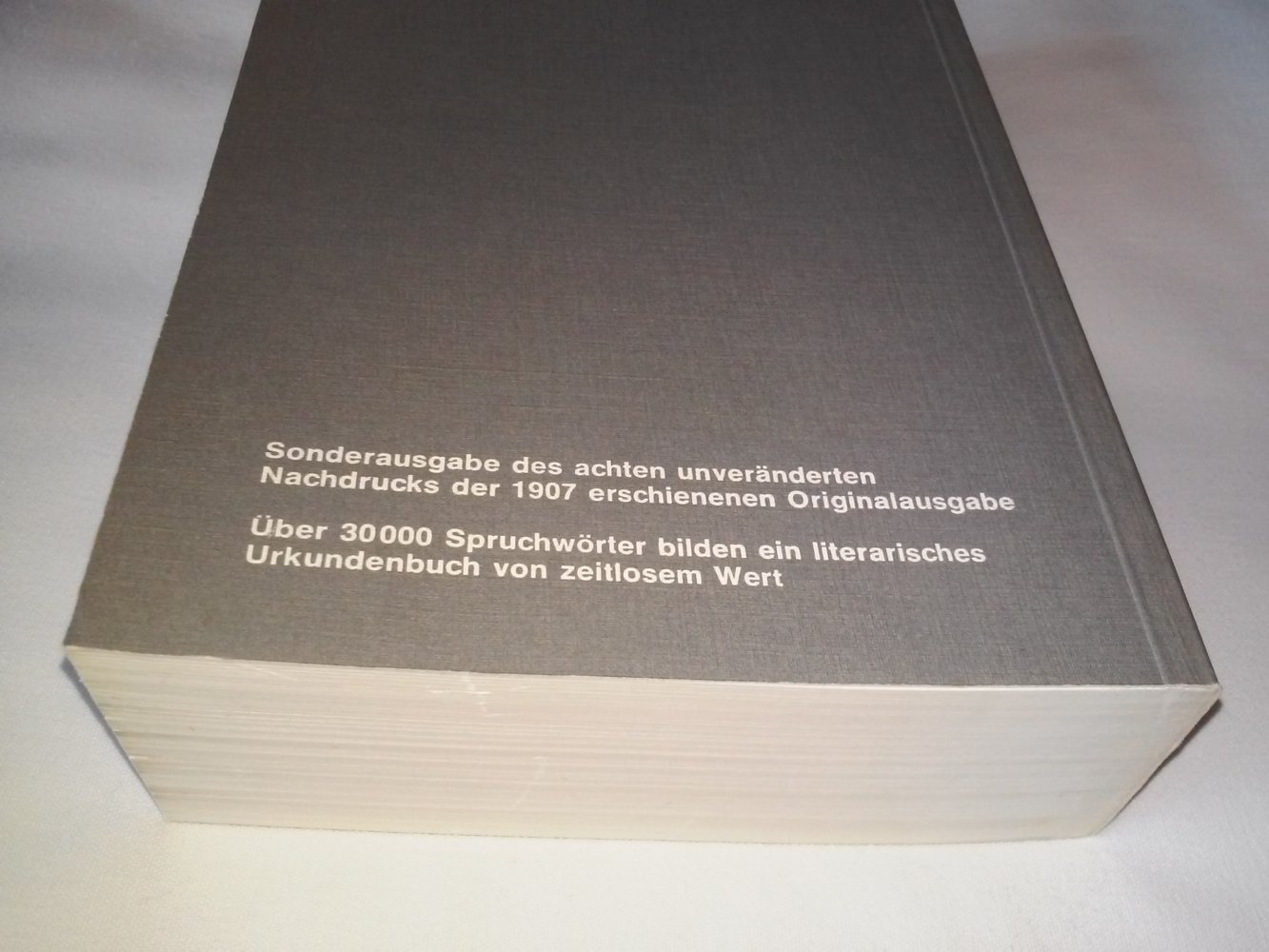 Franz Freihherr von Lipperheide Spruchwörterbuch 