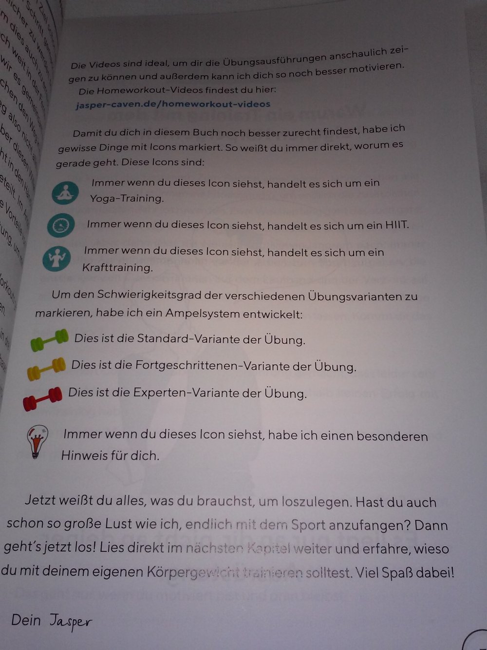 Neu! Jasper Caven: Turbo Stoffwechsel Homeworkout 2.0 Trainingsbuch 