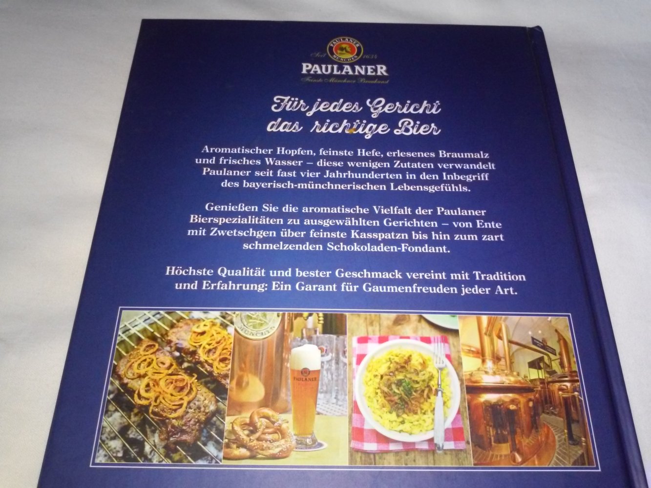 Das Paulaner Bierspezialitäten Kochbuch. Für jedes Gericht das richtige Bier