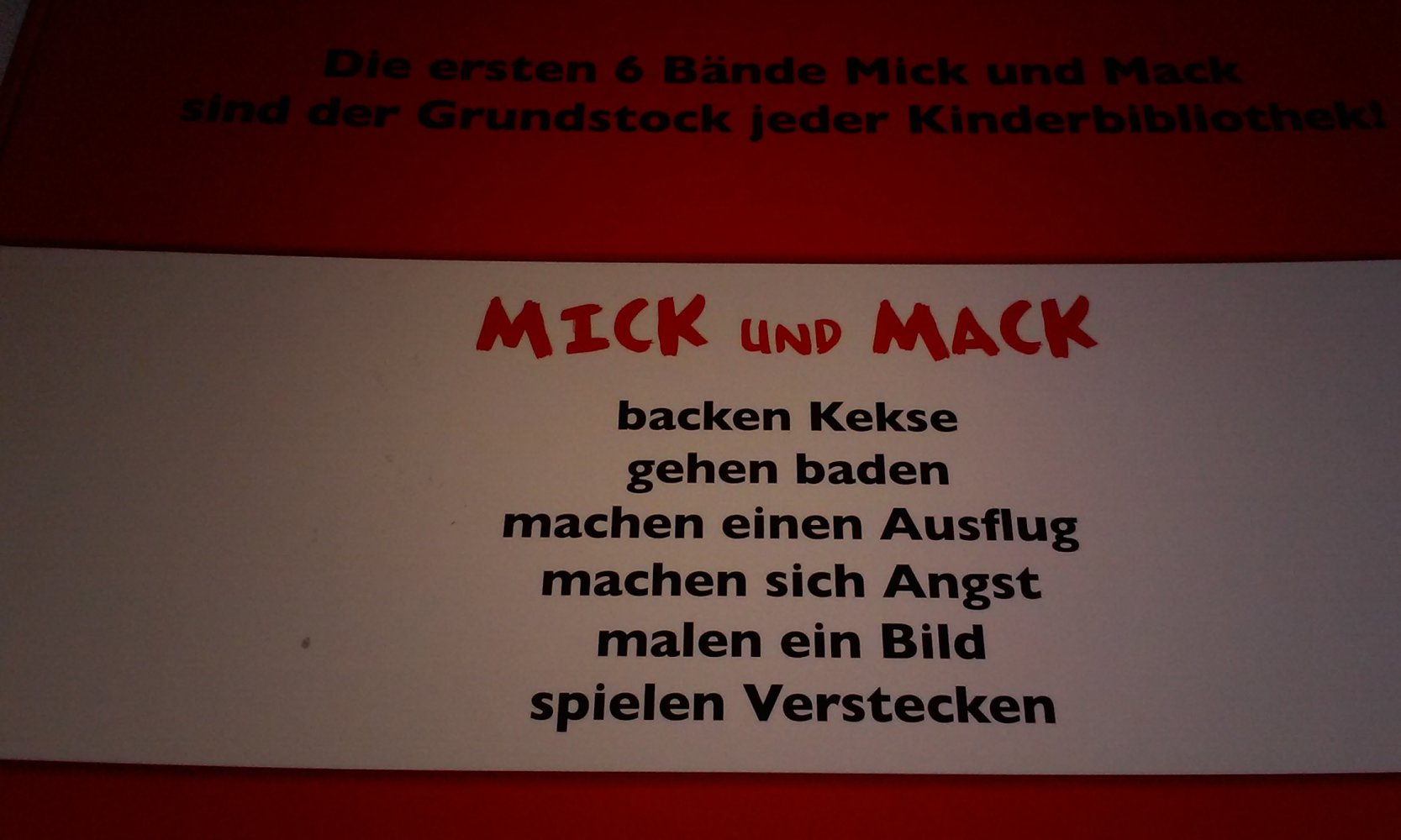 Mick und Mack: Meine allererste Bibliothek Kinderbuch Sammlerstück Geschenktipp 
