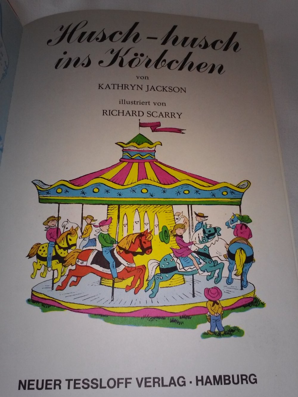 Richard Scarry (illust.) - Husch-husch ins Körbchen - Kinderbuch alt