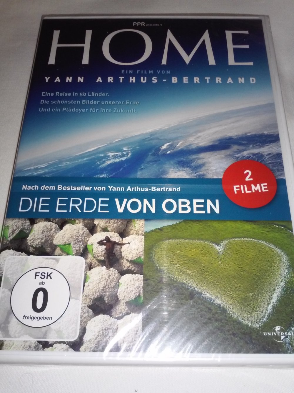 Neu! OVP! Home + Die Erde von oben - 2 Fime-Set [2 DVDs] 