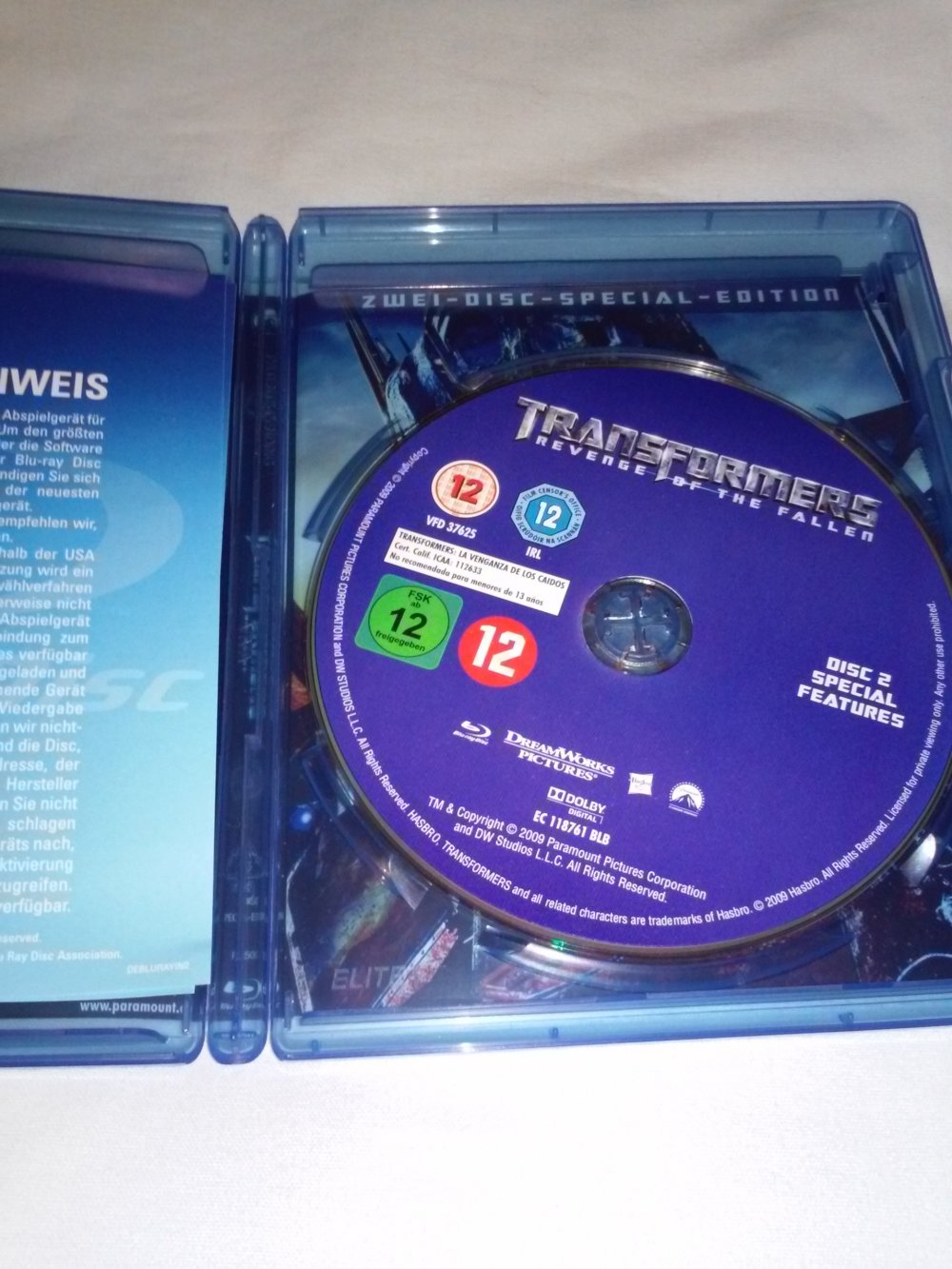 Transformers -Transformers - Die Rache (2 Discs)  Kinofilm [Blu-ray] 
