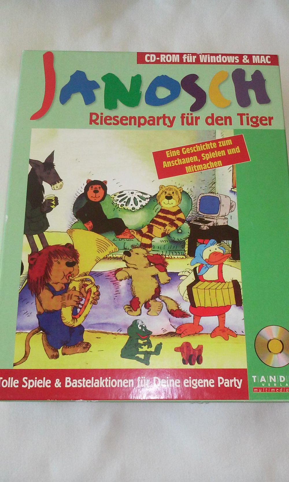 Neu! Riesenparty für den Tiger, Eine Geschichte zum Anschauen, Spielen und Mitmachen