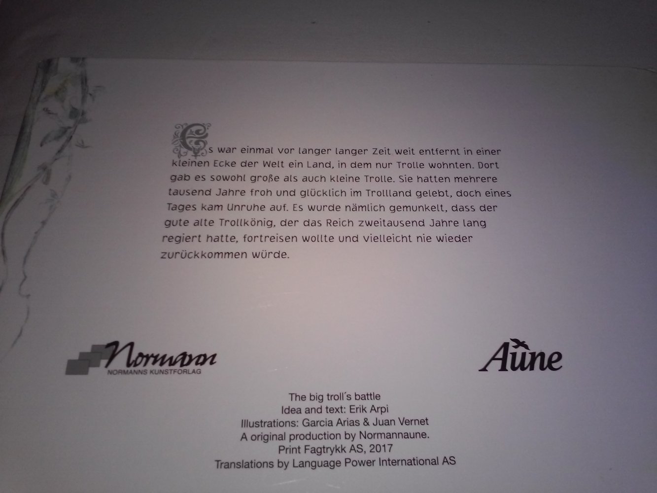 Erich Arpi: Der Kampf der großen Trolle