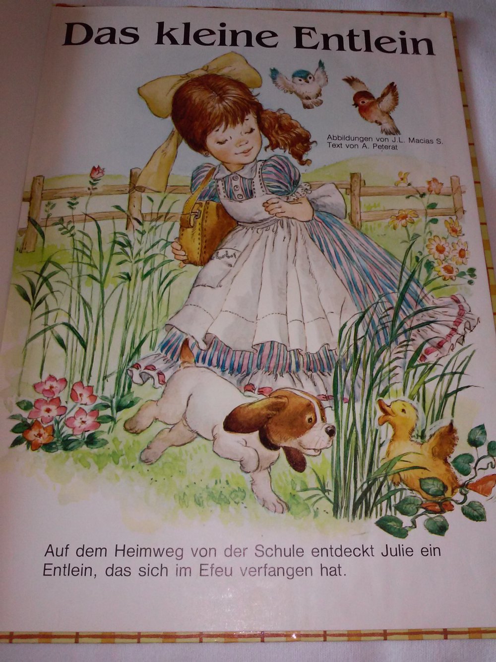 Das kleine Entlein altes Kinderbuch