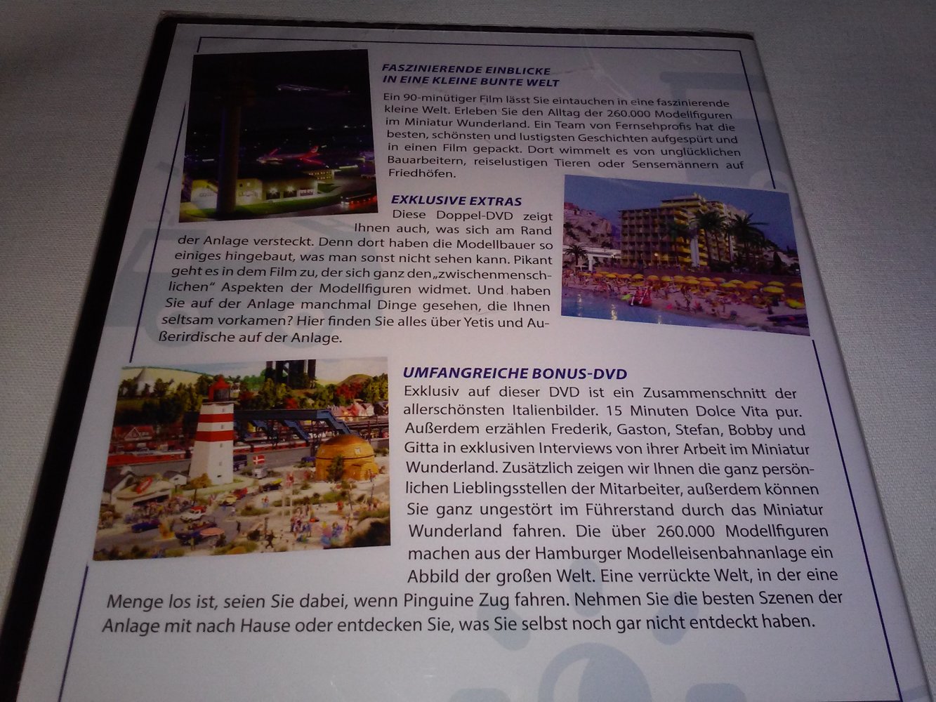 NEU! OVP! Ein Tag im Wunderland - 2 DVDs vom Miniatur Hamburg