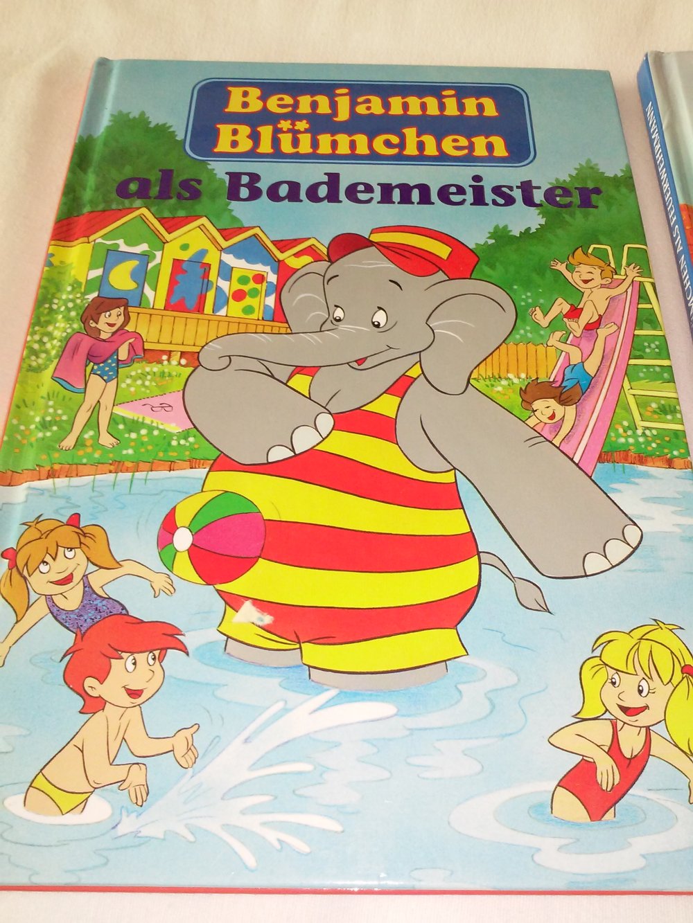 Benjamin Blümchen als Bademeister / ...Feuerwehrmann - Kinderbuch alt