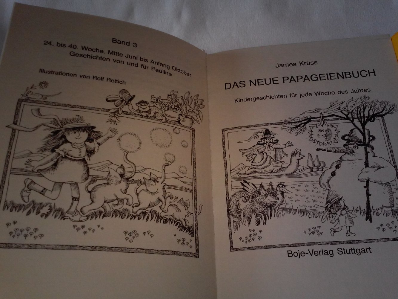 James Krüss: Das neue Papageienbuch.Band 3+4 - Kinderbuch alt