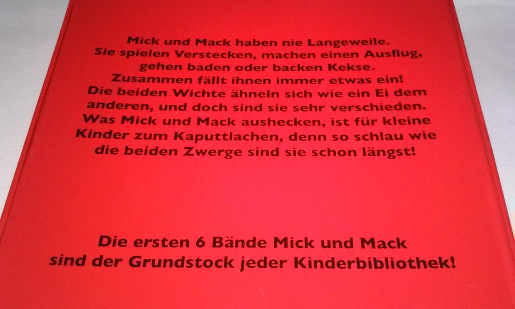 Mick und Mack: Meine allererste Bibliothek Kinderbuch Sammlerstück Geschenktipp 