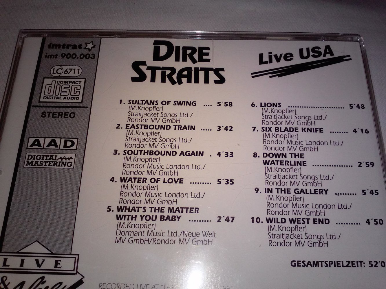 Dire Straits - British Rock - Live
