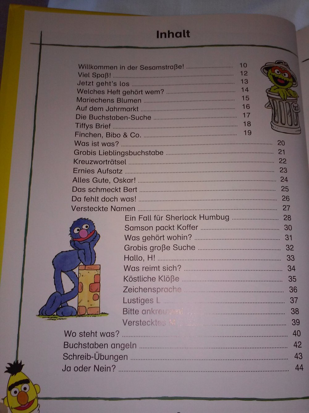 ABC-Spaß mit der Sesamstraße - Vorschule - altes Kinderbuch wie neu