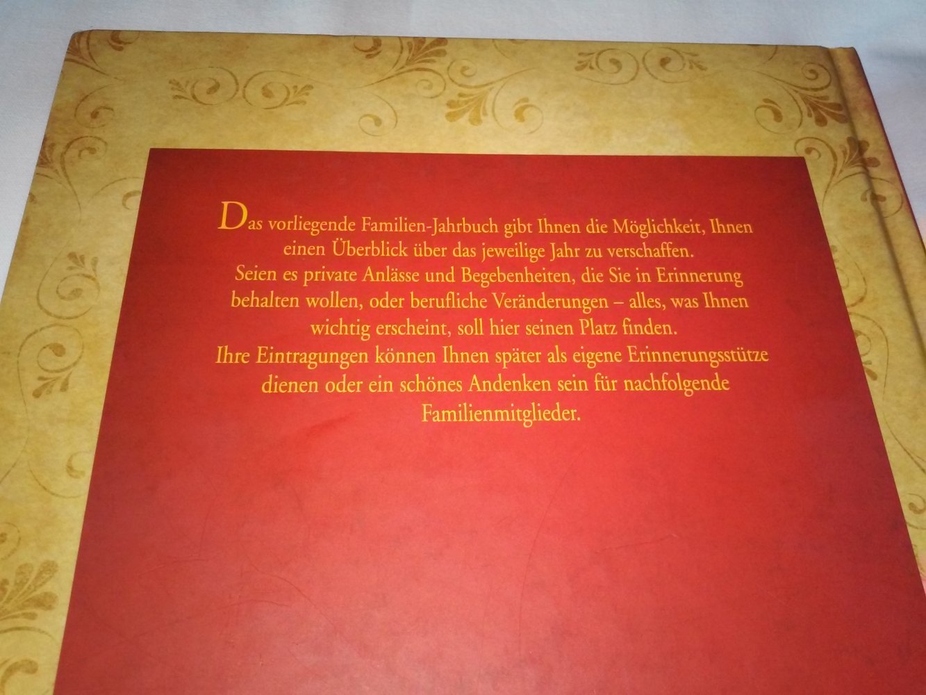 Neu! Mein Familien-Jahrbuch  -Geschenktipp-