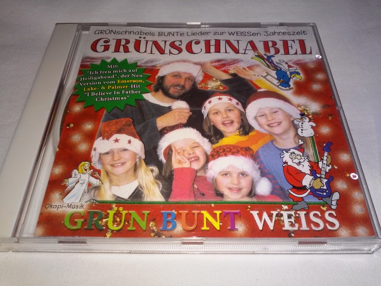  Grünschnabel Grün Bunt Weiß