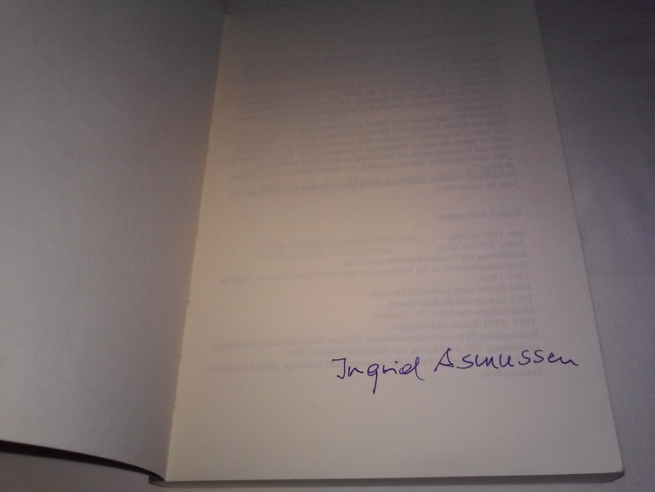 Ingrid Asmussen: 