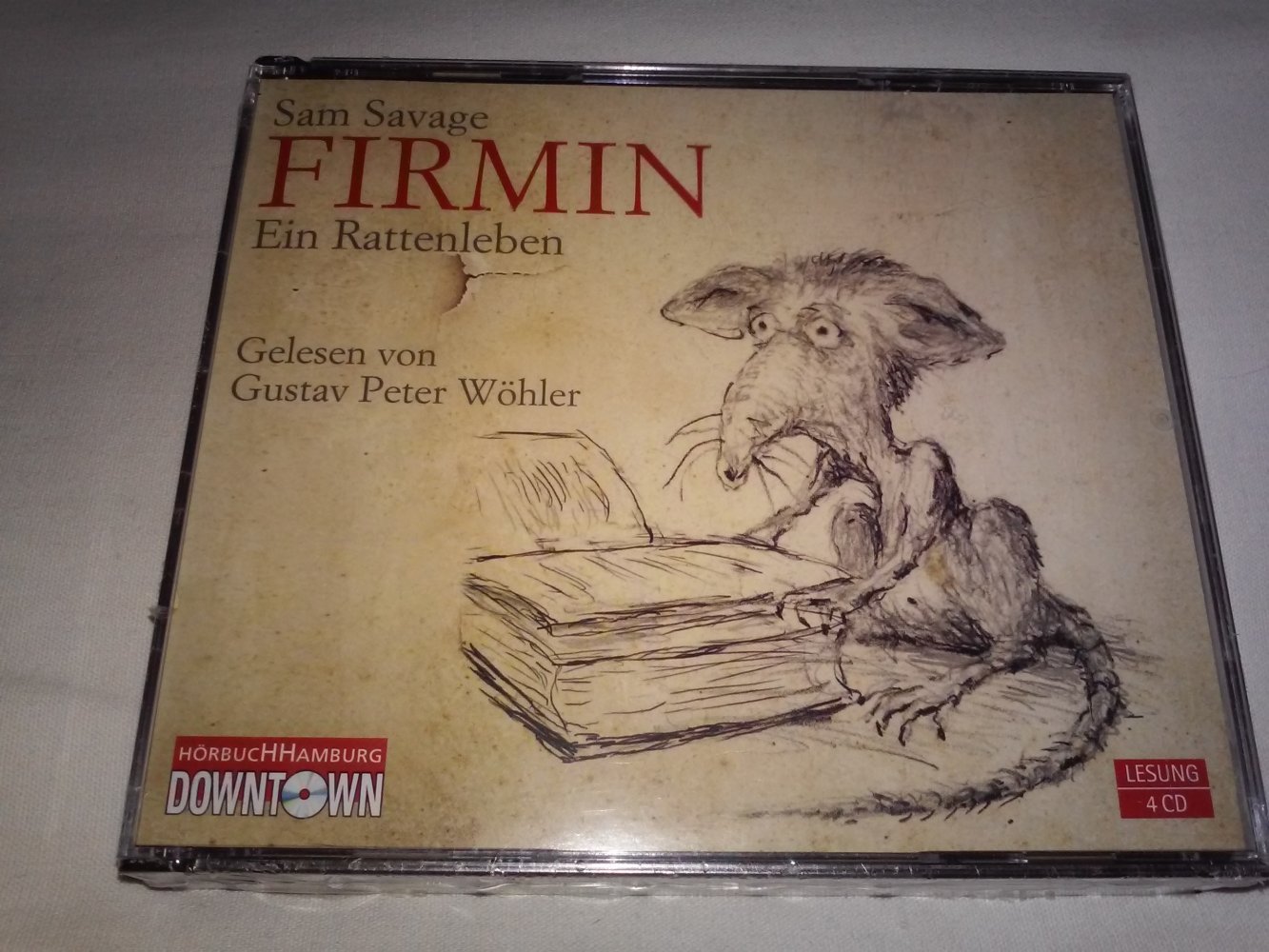 Neu! OVP! Sam Savage: Firmin - Ein Rattenleben: 4 CDs -Geschenktipp