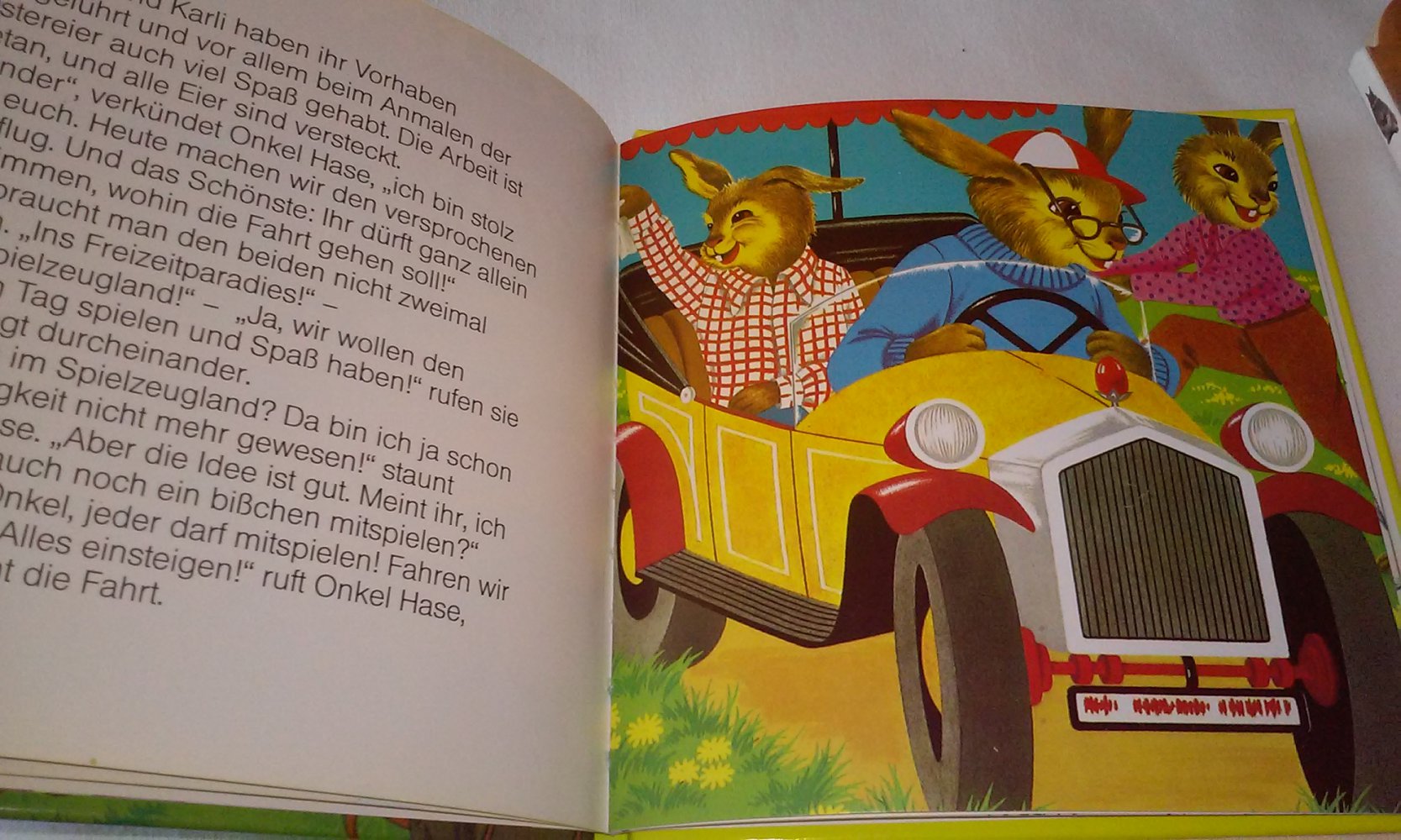 Ostern im Spielzeugland; Häschen Formbuch Pappbilderbuch