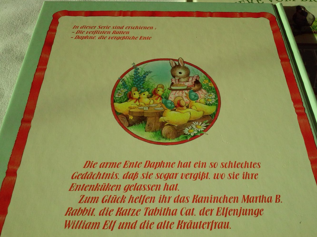 Peter Spatz: Die Tiere vom Brombeerhof/DAPHNE,die vergessliche Ente: Unter dem alten Apfelbaum