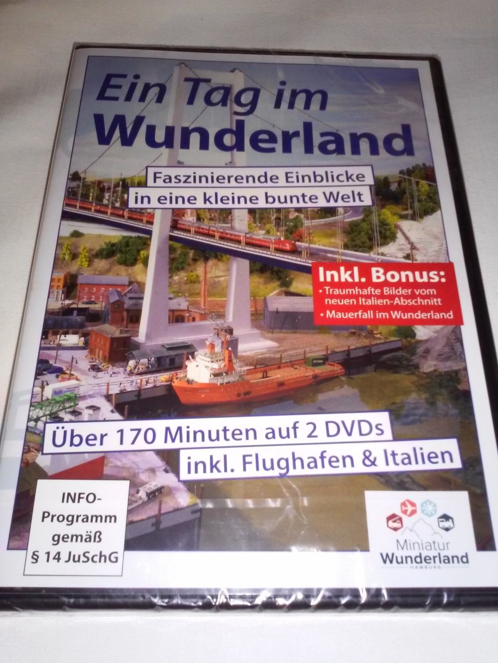 NEU! OVP! Ein Tag im Wunderland - 2 DVDs vom Miniatur Hamburg