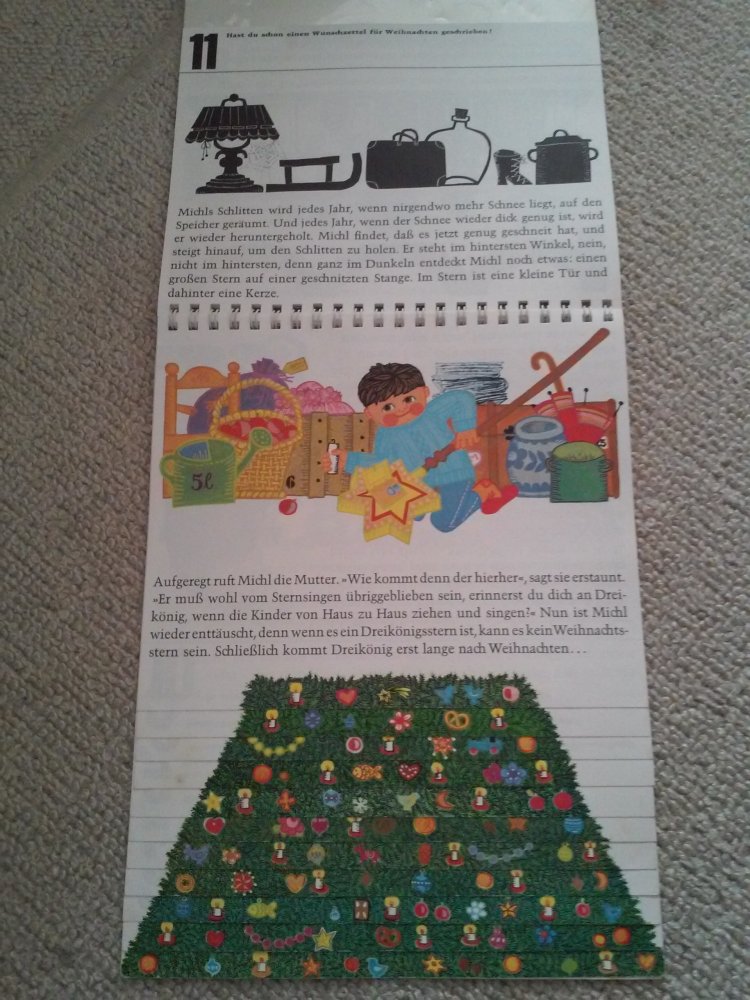 Der allerschönste Stern der Welt, Immerwährender Adventskalender vom Michl