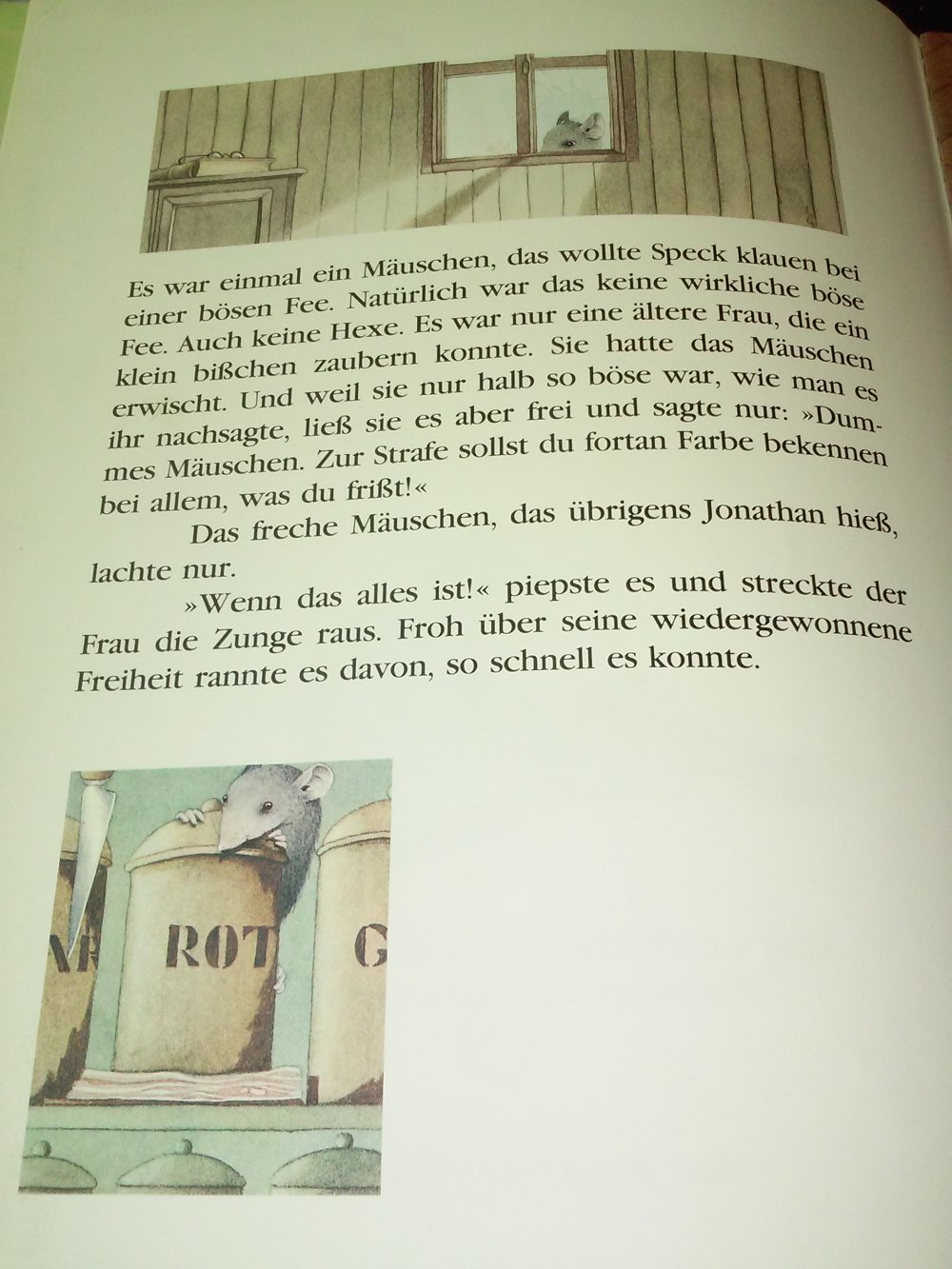 Ingrid Ostheeren: Jonathan, die freche Maus - Kinderbuch alt