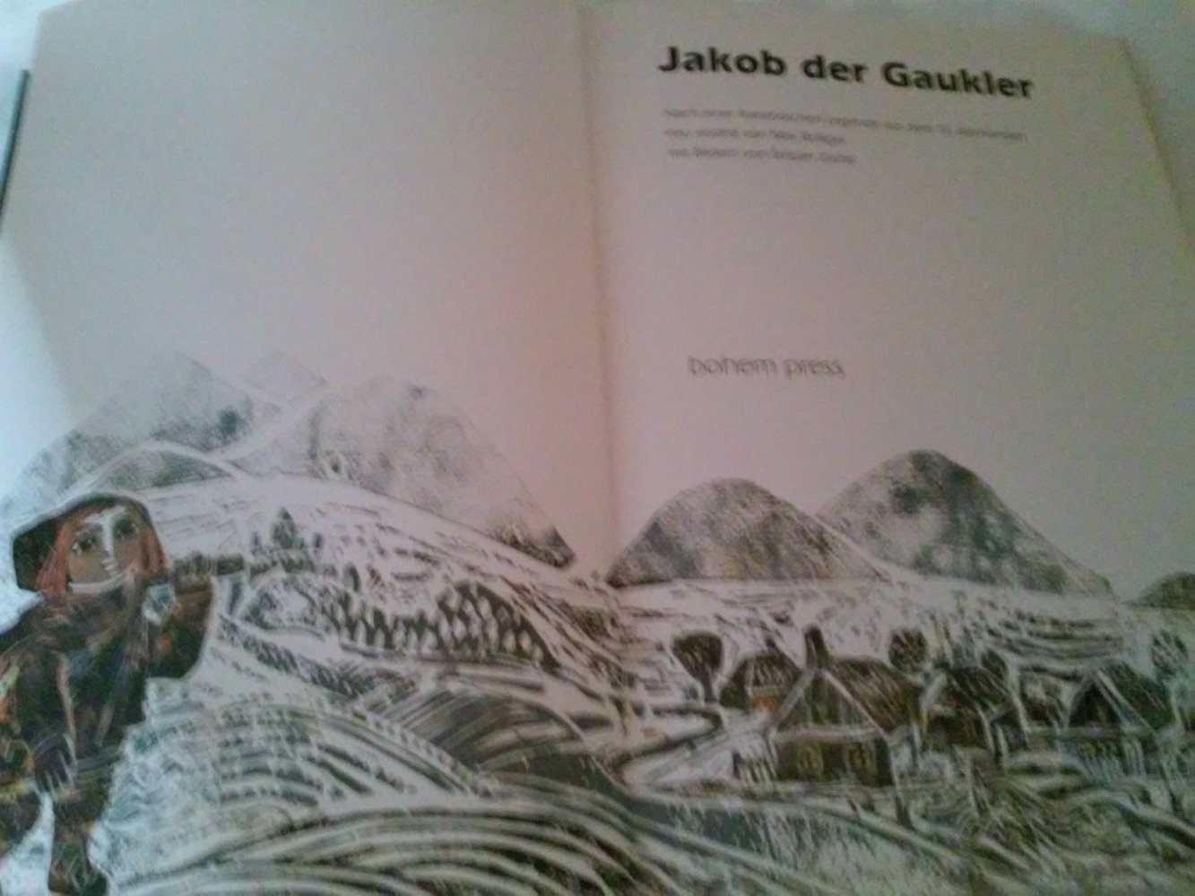 Stepán Bolliger: Jakob der Gaukler - Kinderbuch alt