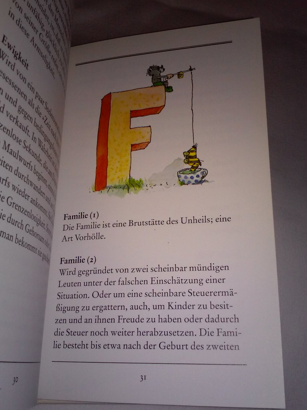 Janosch Wörterbuch der Lebenskunst - Griffe 1.Alg.