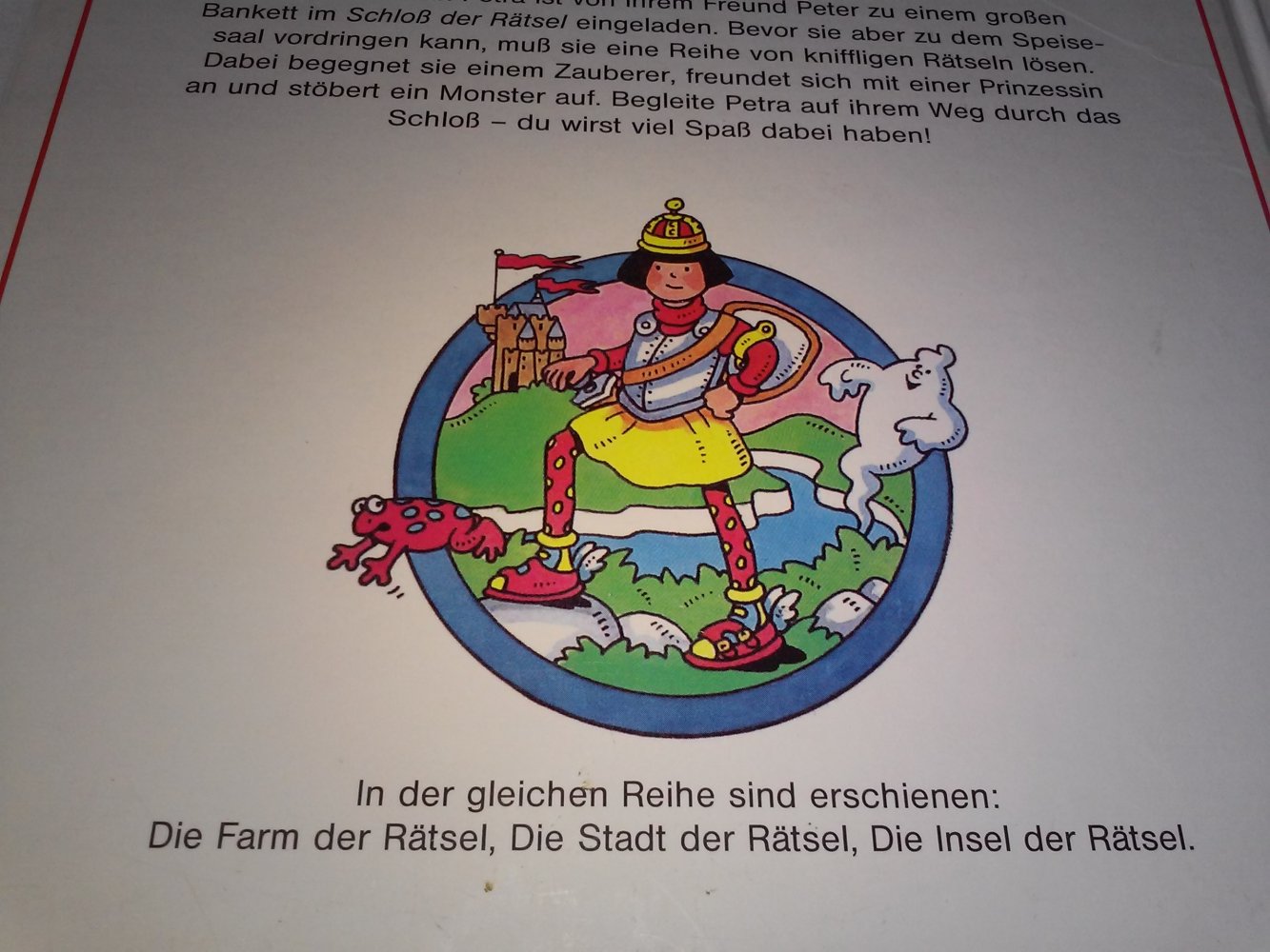 Leigh Susannah und Brenda Haw: Das Schloß der Rätsel - Kinderbuch alt
