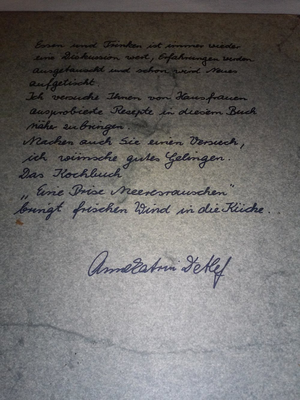 Annekatrin Detlef: Eine Prise Meeresrauschen: Gemüserezepte