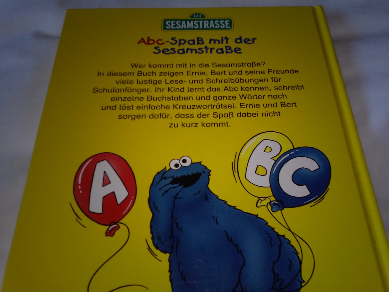 ABC-Spaß mit der Sesamstraße - Vorschule - altes Kinderbuch wie neu