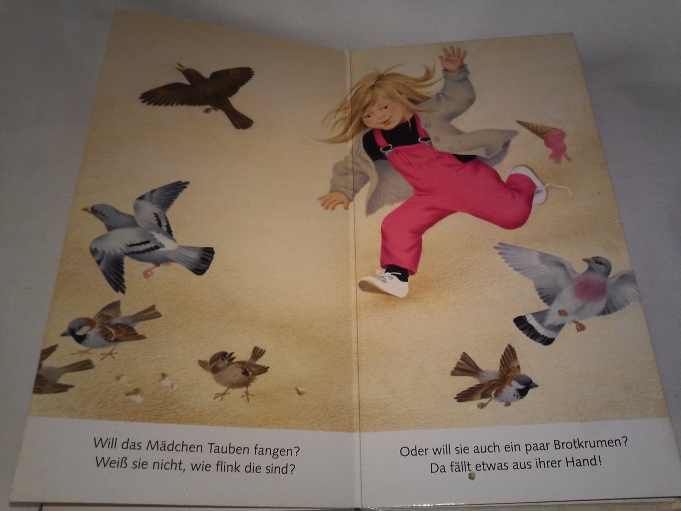 Gerda Müller: Ich bin der kleine Spatz - (Papp-)Kinderbuch alt