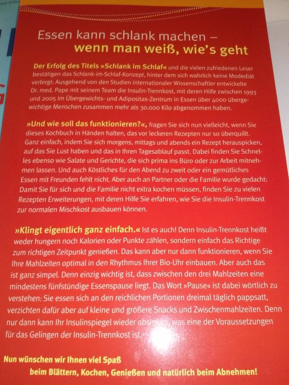 Schlank im Schlaf  und  ...für Berufstätige (Abnehmen mit GU)