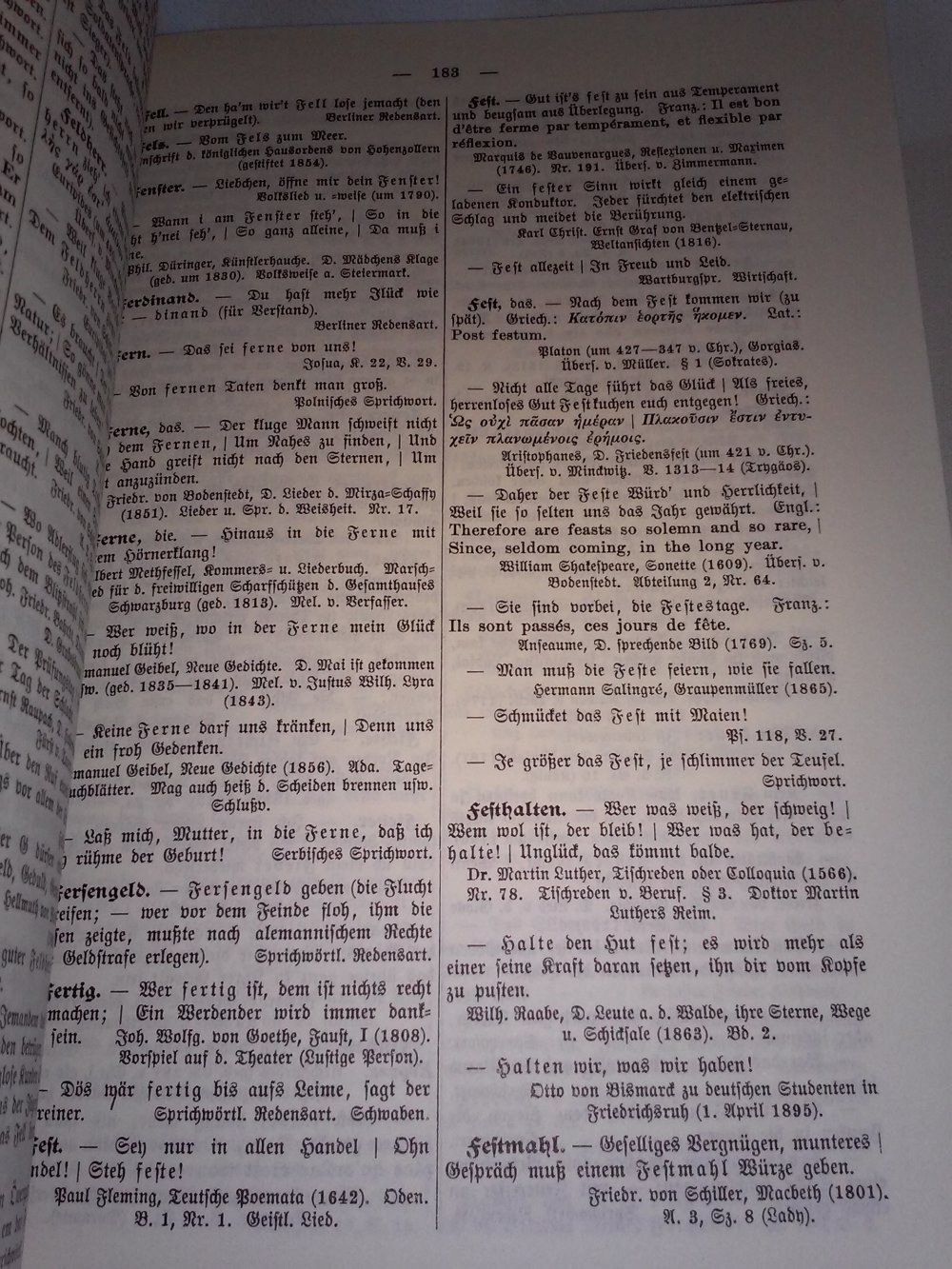 Franz Freihherr von Lipperheide Spruchwörterbuch 
