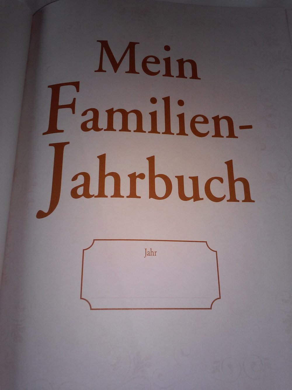 Neu! Mein Familien-Jahrbuch  -Geschenktipp-