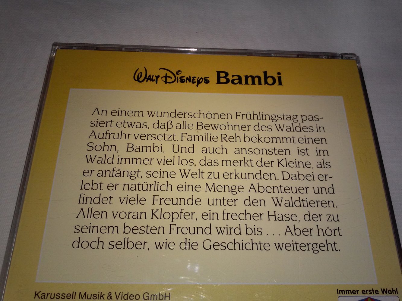 Walt Disney's Happy Kids: Bambi / Bernhard und Bianka
