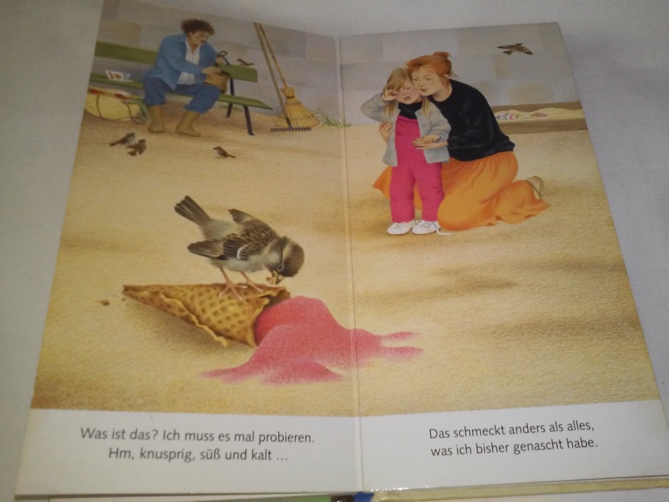 Gerda Müller: Ich bin der kleine Spatz - (Papp-)Kinderbuch alt