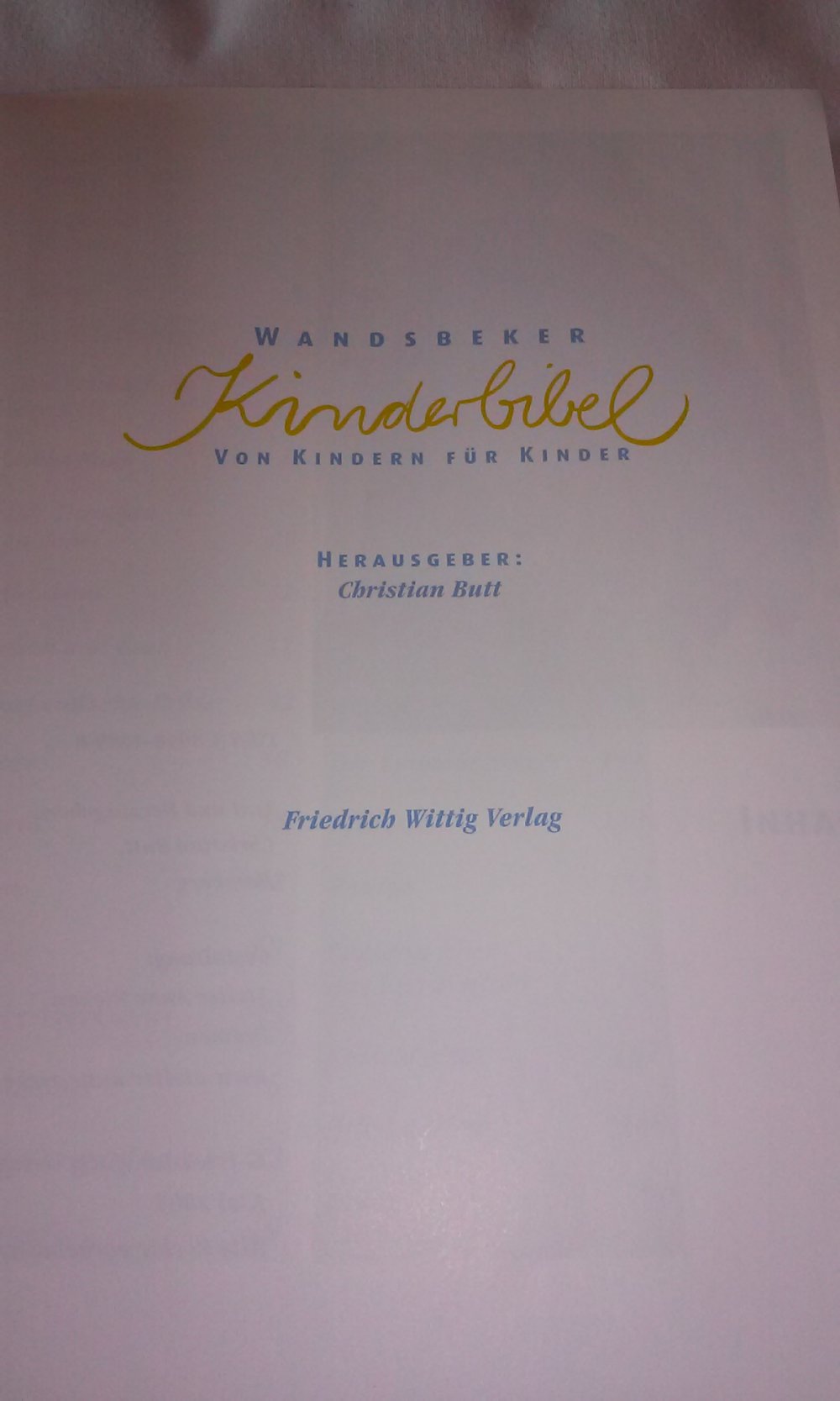 Wandsbeker Kinderbibel 