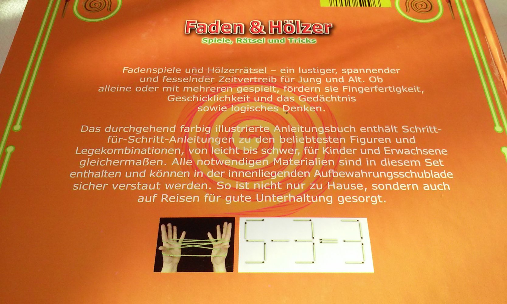 FADEN & HÖLZER. Spiele, Rätsel und Tricks  neuw. Geschenktipp