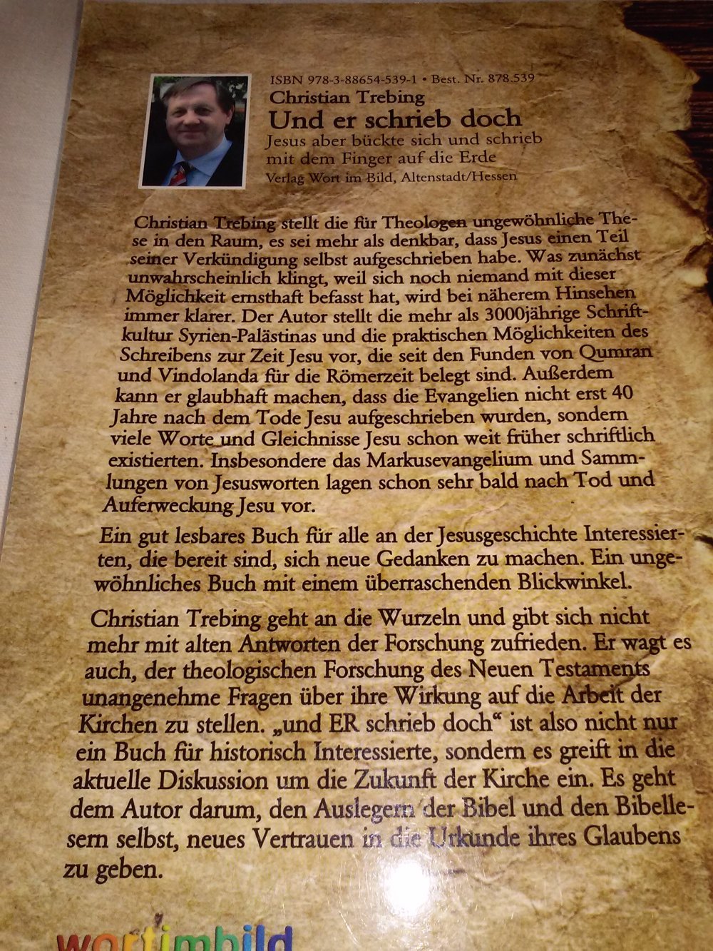 Neu! Und ER schrieb doch: Jesus bückte sich und schrieb mit dem Finger auf die Erde