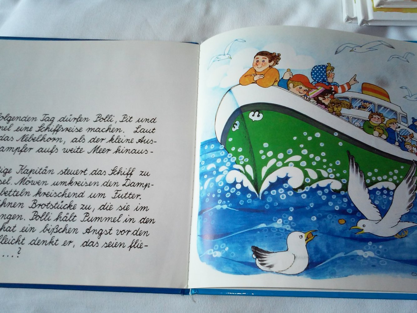 Mario Covi: Mit Polli, Pit und Pummel in die Ferien - Kinderbuch alt