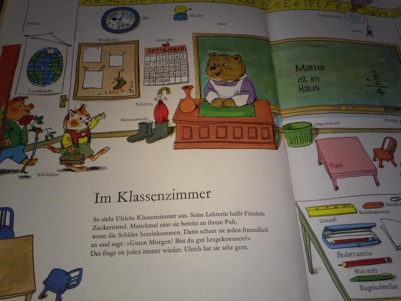 Richard Scarry - Mein allerschönstes Buch von Tafel, Schwamm und Kreide
