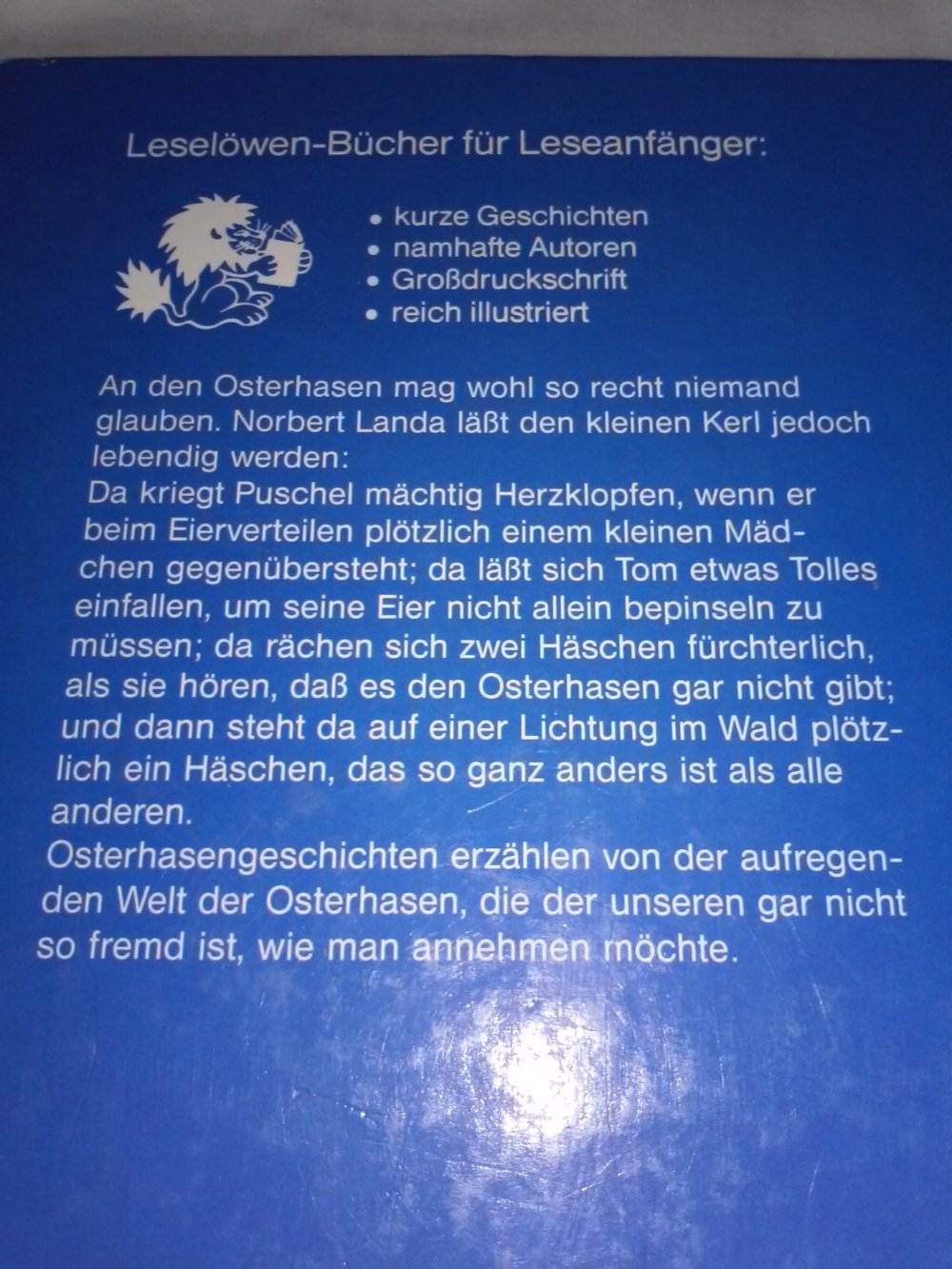 Leselöwen -Wichtelgeschichten - Osterhasen Geschichten 1.Aflg.