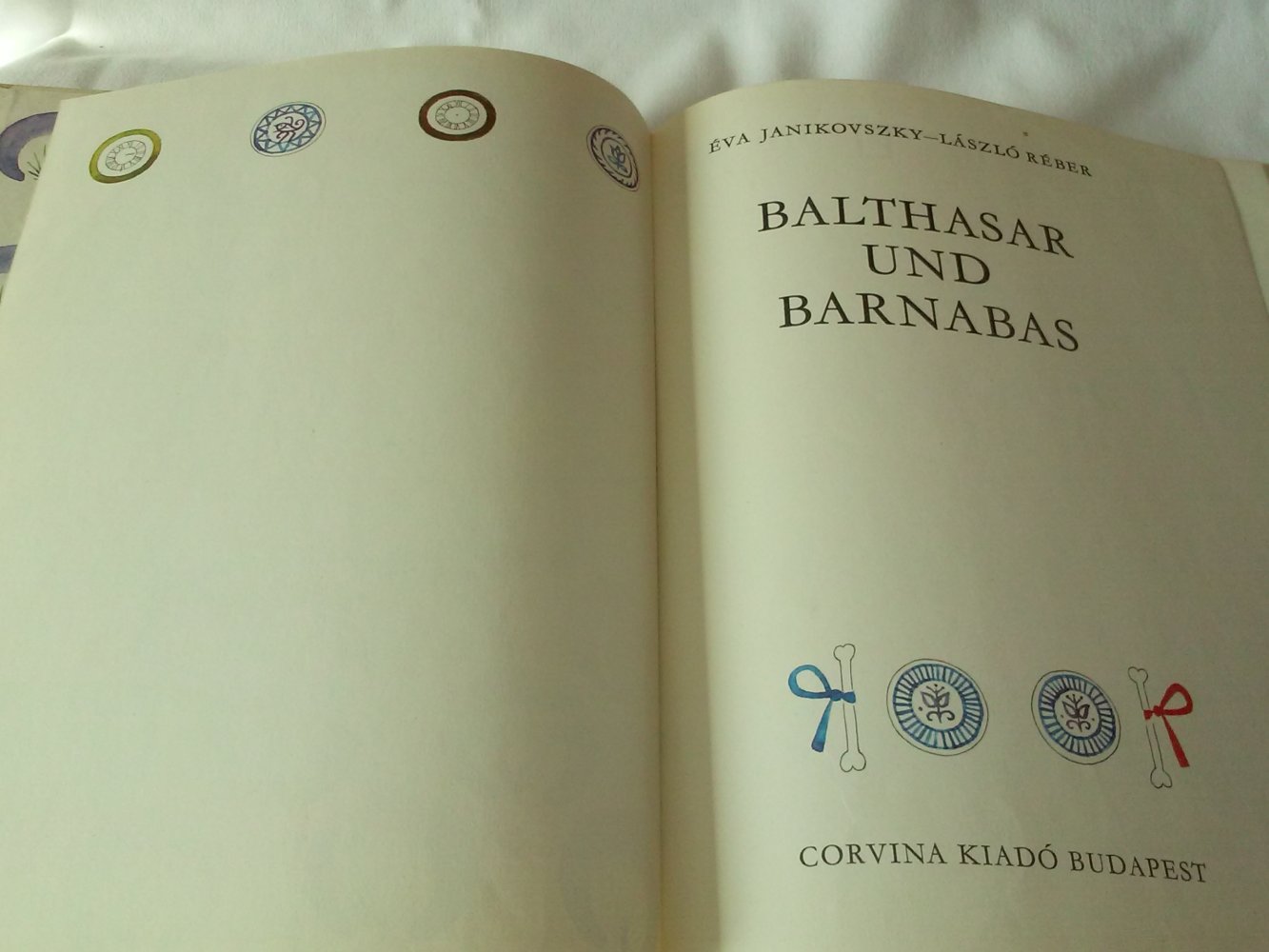 Eva Janikorszky: Balthasar und Barnabas - Kinderbuch alt(Ungarn)